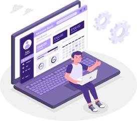 Man and Laptop