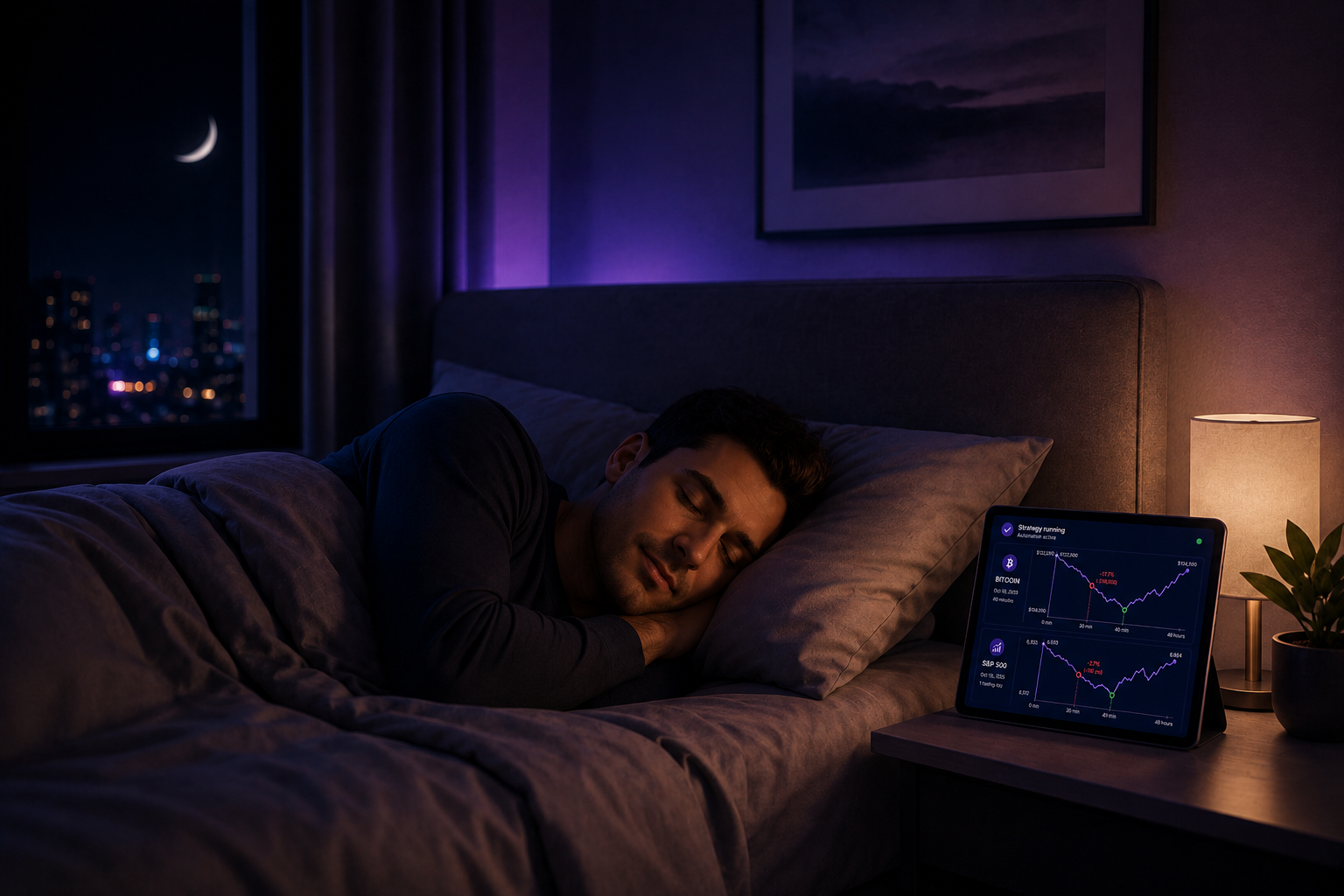 Strategy running automatically while you sleep